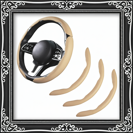 Car Steering Wheel Cover - White