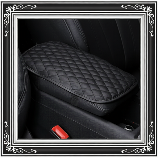 Car Armrest Pad Cover PU Leather Auto Center Console Seat Box Cover Protector