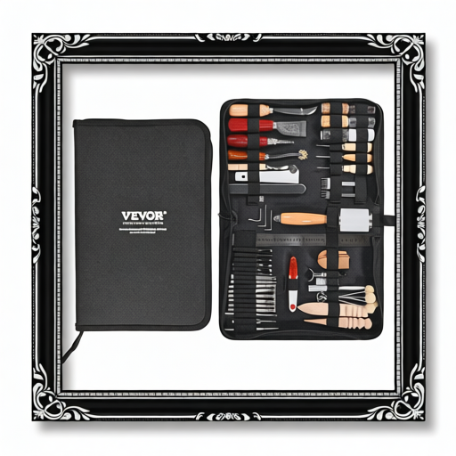 Leather Working Tools Kit, 59 PCS Leather Craft Tools With Portable Canvas Storage Bag