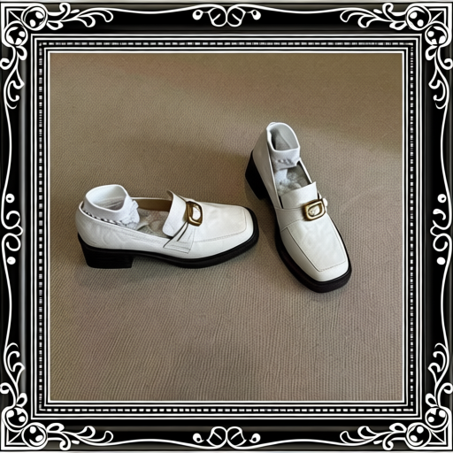 Women's Retro Leather Loafers