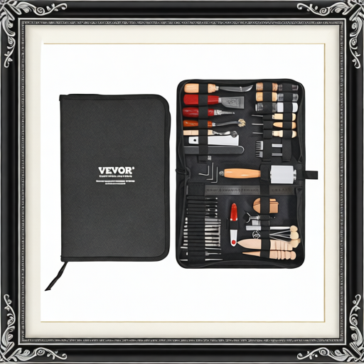 Leather Working Tools Kit, 59 PCS Leather Craft Tools With Portable Canvas Storage Bag