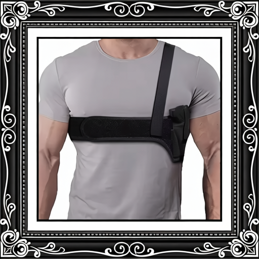 Multi Functional Outdoor Tactical Chloroprene Rubber Shoulder Leather Cover Breathable Hidden Underarm Gun Bag Hunting Flexible Chest Tool