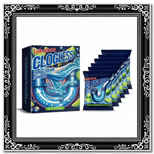 Jakehoe Drain Cleaning Powder Boxed Kitchen And Toilet Drain Pipe Deodorizing And Oil Stain Blocking Cleaning Powder