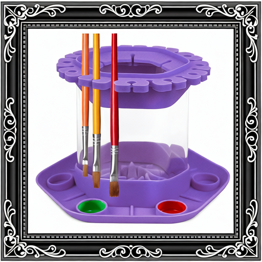 Paintbrush Cleaning Tool, Painting Brush Scrubber Board Cleaner Detachable