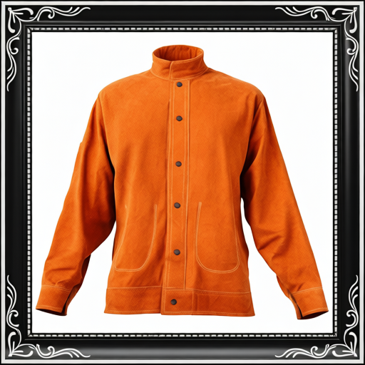 Leather Welding Jacket, Heavy Duty Cowhide Flame Resistant Welding Coat, Waterproof Heat-Resistant Safety Jacket With 4 Pockets & Adjustable Cuffs For Welders Steelworks - L Size