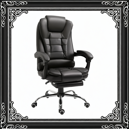 PU Leather Executive Office Chair, High Back Swivel Chair With Retractable Footrest, Adjustable Height, Reclining Function, Brown