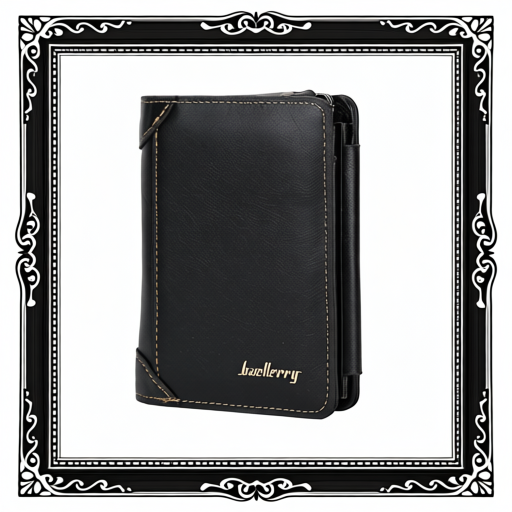 1Pc Men Leather Wallet ID Card Holder Purse