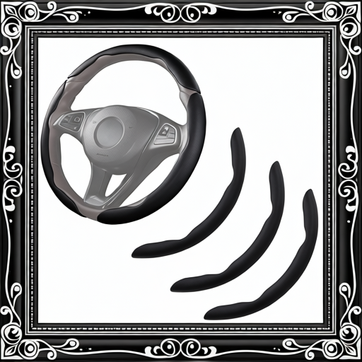 Car Steering Wheel Cover - Black