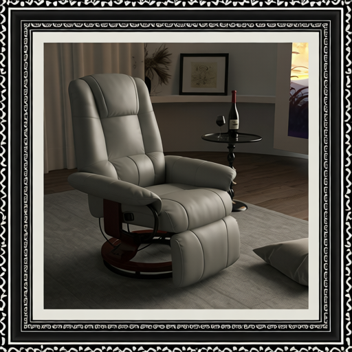 Faux Leather Manual Recliner