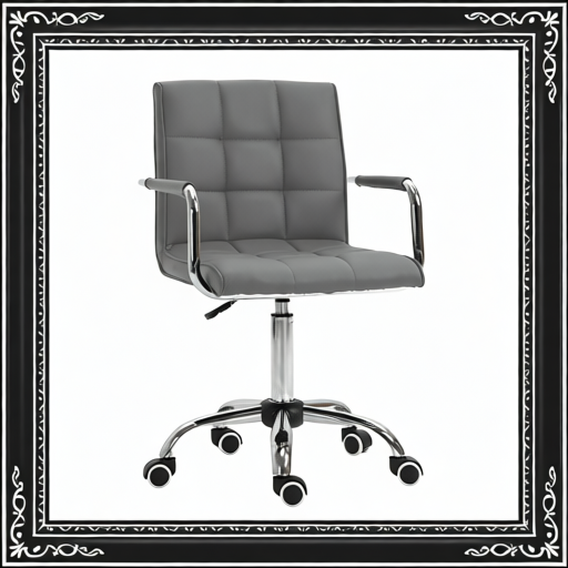 Vinsetto PU Leather Home Office Desk Chair
