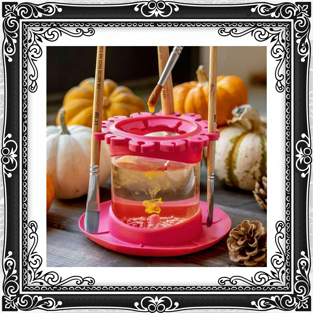 Paintbrush Cleaning Tool, Painting Brush Scrubber Board Cleaner Detachable