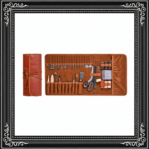 Leather Working Tools Kit, 72 PCS Leather Craft Tools With Portable Leather Storage Bag