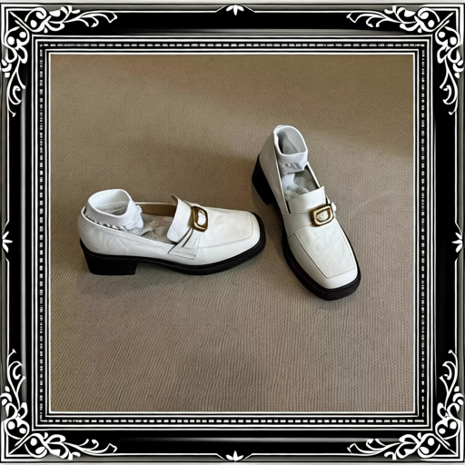 Women's Retro Leather Loafers