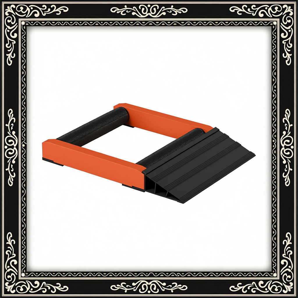 Motorcycle Wheel Cleaning Roller Stand Black