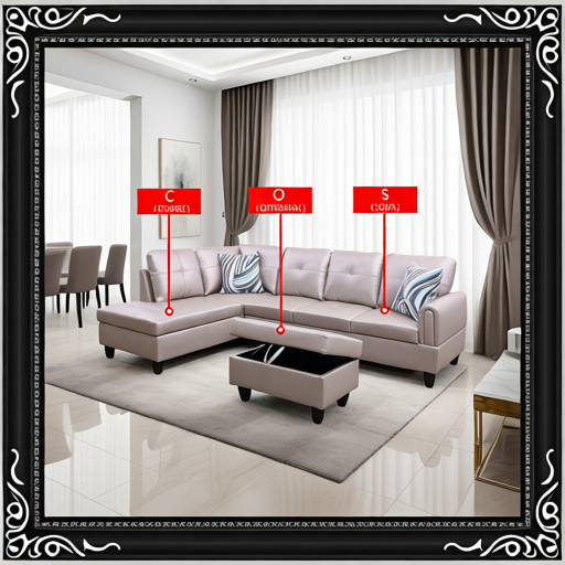 Pickup Only--Latte Faux Leather 3-Piece Living Room Sofa Set