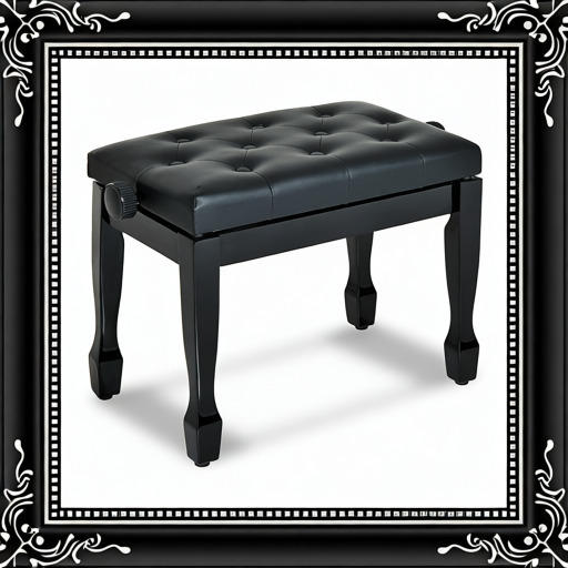 PU Leather Upholstered Piano Stool