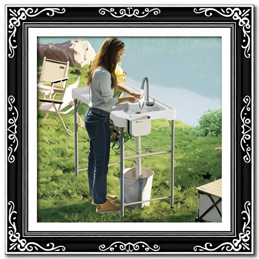 Folding Fish Cleaning Table