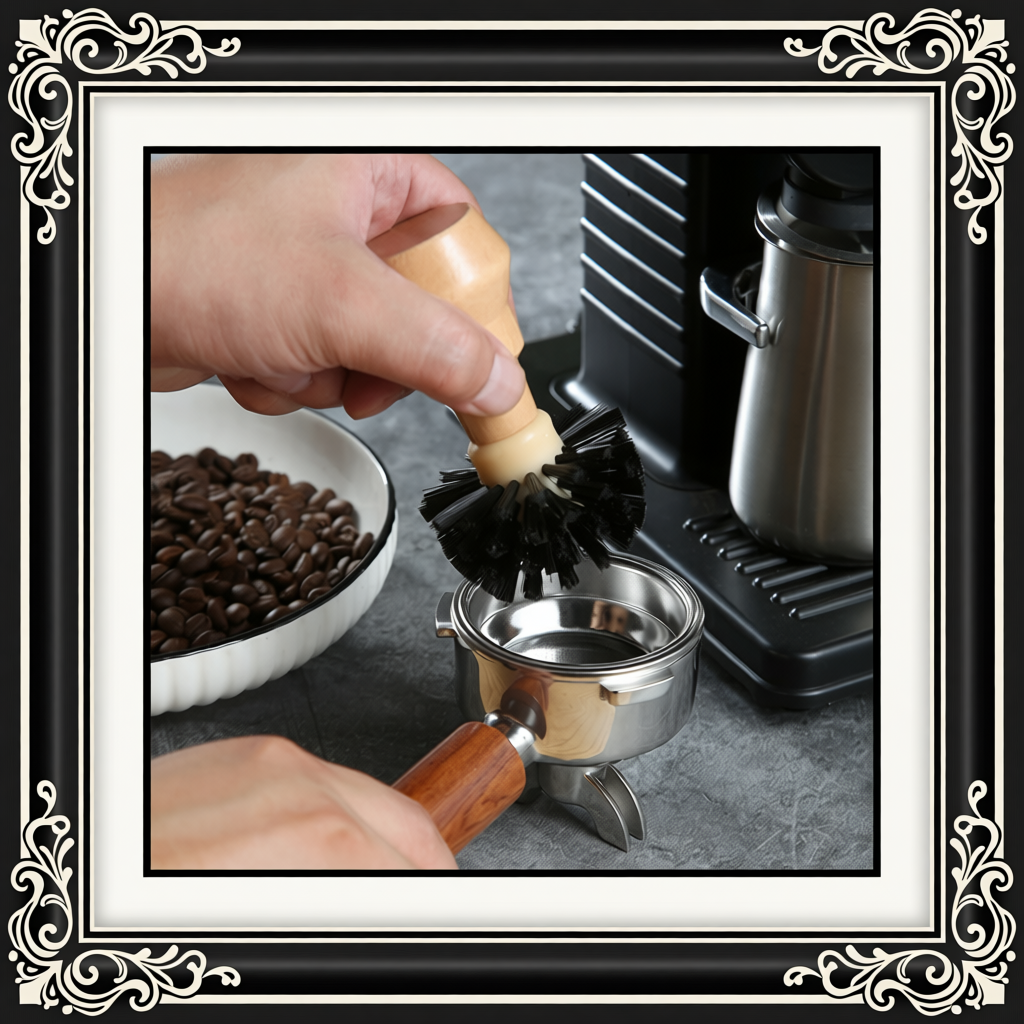 Coffee Machine Cleaning Brush