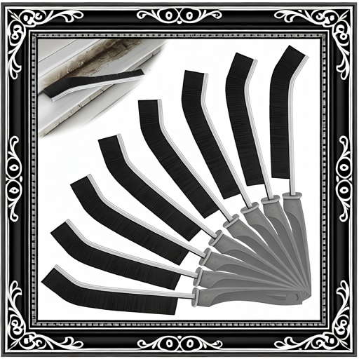 8pcs Cleaning Crevice Brush Hard Bristle Recess Household Gaps Cleaning Tool