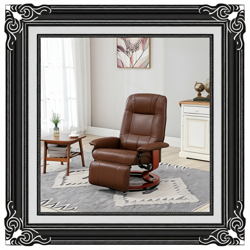 Faux Leather Manual Recliner