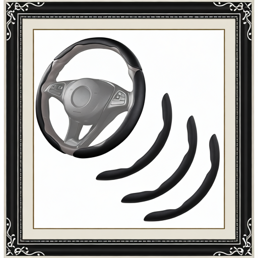 Car Steering Wheel Cover - Black