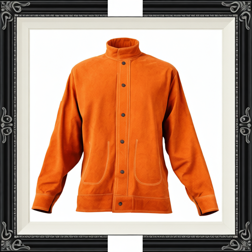 Leather Welding Jacket, Heavy Duty Cowhide Flame Resistant Welding Coat, Waterproof Heat-Resistant Safety Jacket With 4 Pockets & Adjustable Cuffs For Welders Steelworks - XXL Size