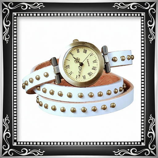 Fashionable Rivet Leather Belt