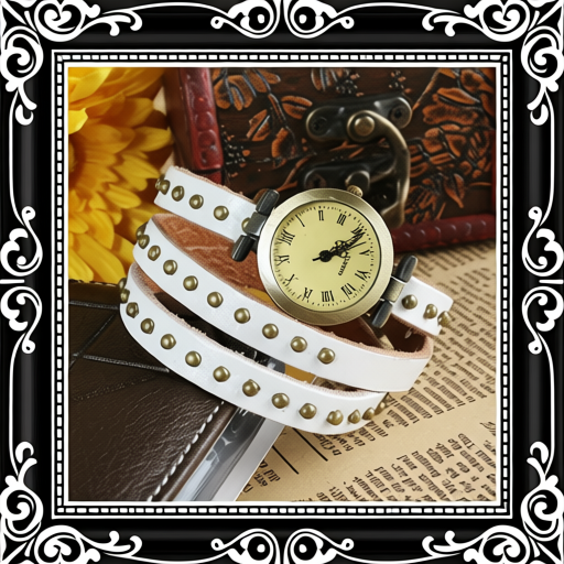 Fashionable Rivet Leather Belt