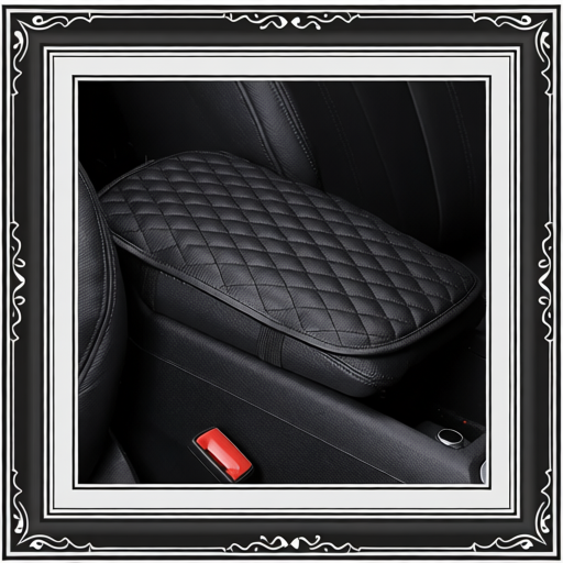 Car Armrest Pad Cover PU Leather Auto Center Console Seat Box Cover Protector