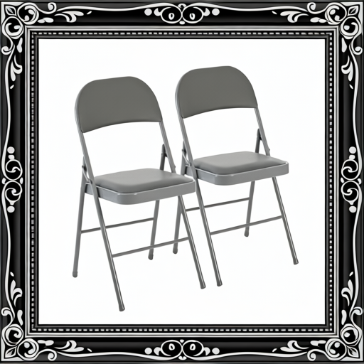 Leather Padded Folding Chair