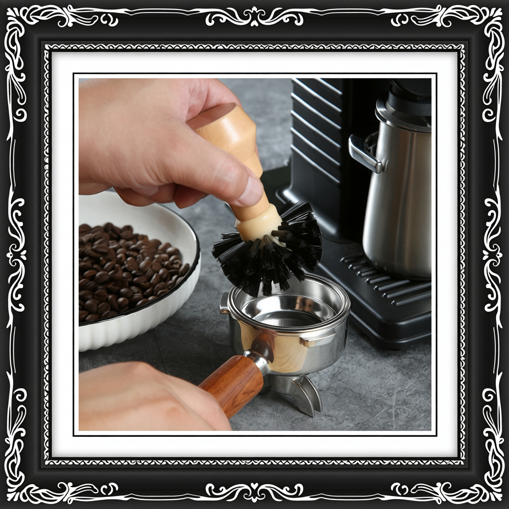 2pcs Coffee Machine Cleaning Brush